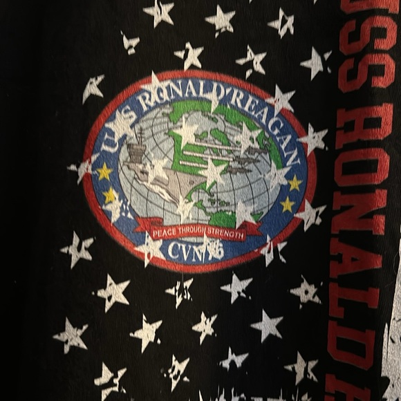 USS Ronald Reagan t-shirt. Size XXL. Good condition. - Picture 3 of 3